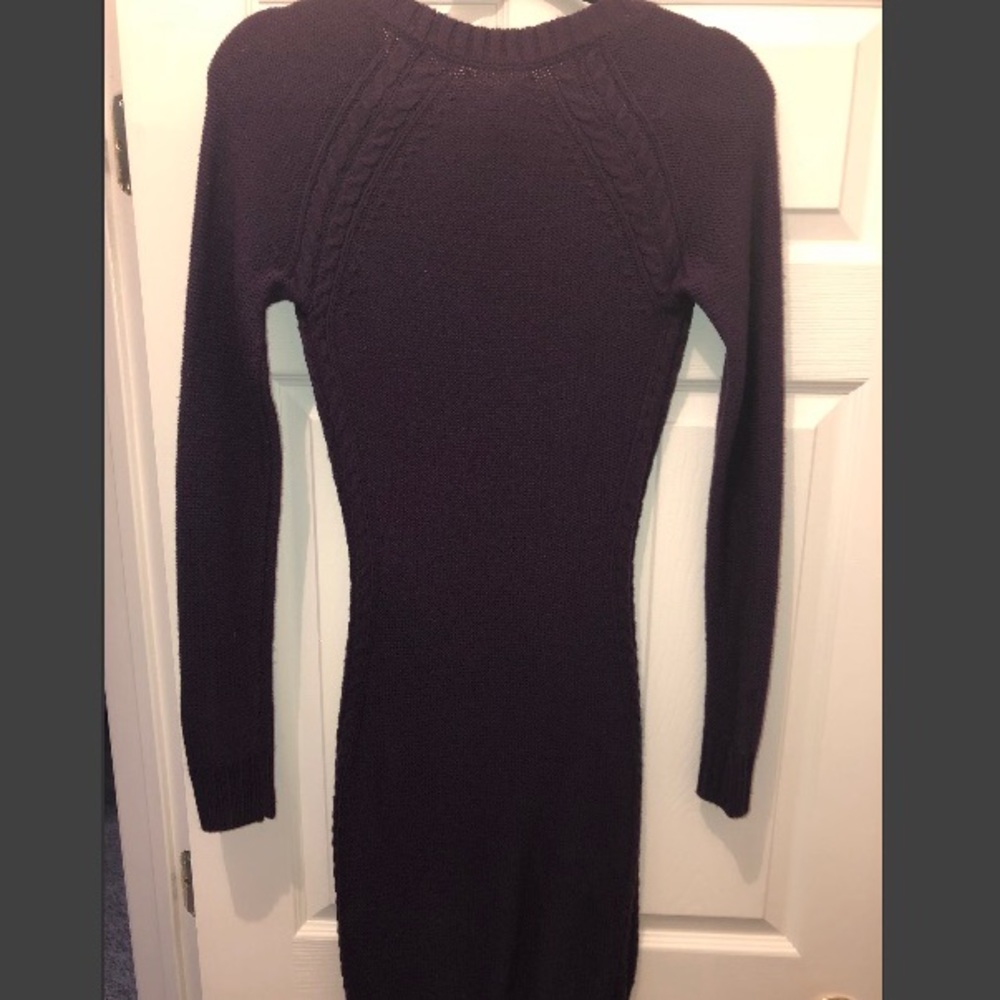 Purple knit dress - Picture 2 of 4